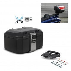 SHAD Baul trasero + parrilla soporte montaje TR55 TERRA BLACK EDITION KIT-455049