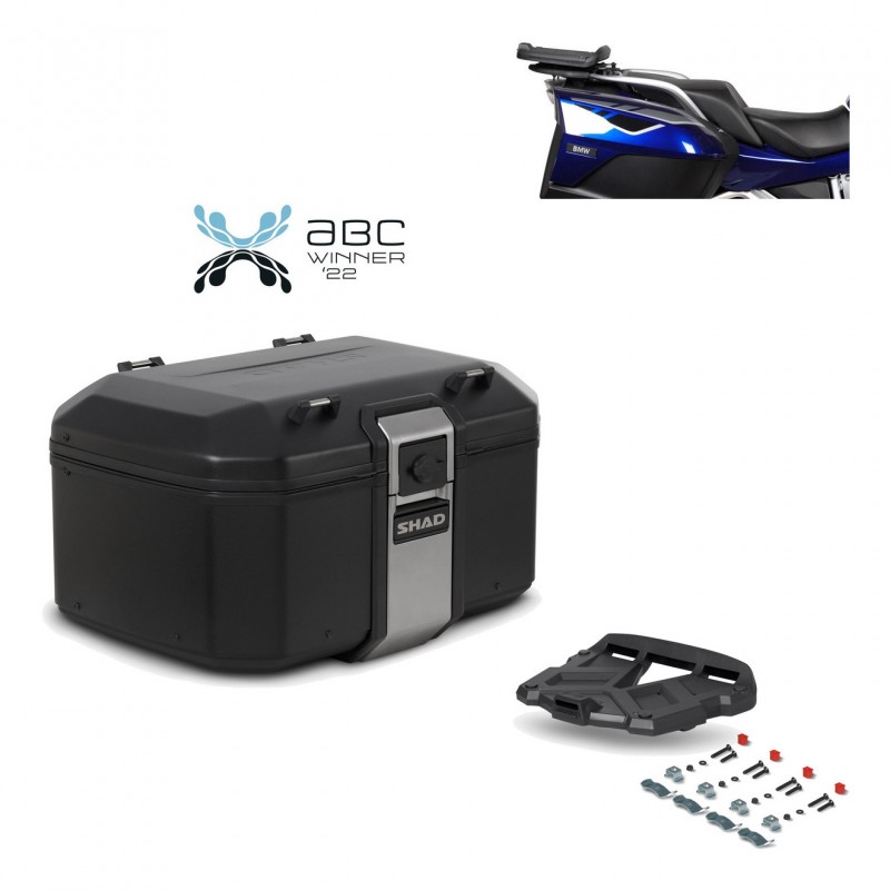 SHAD Rear trunk + grill mounting bracket TR55 TERRA BLACK EDITION KIT-455075