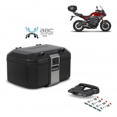 SHAD Baul trasero + parrilla soporte montaje TR55 TERRA BLACK EDITION KIT-455097