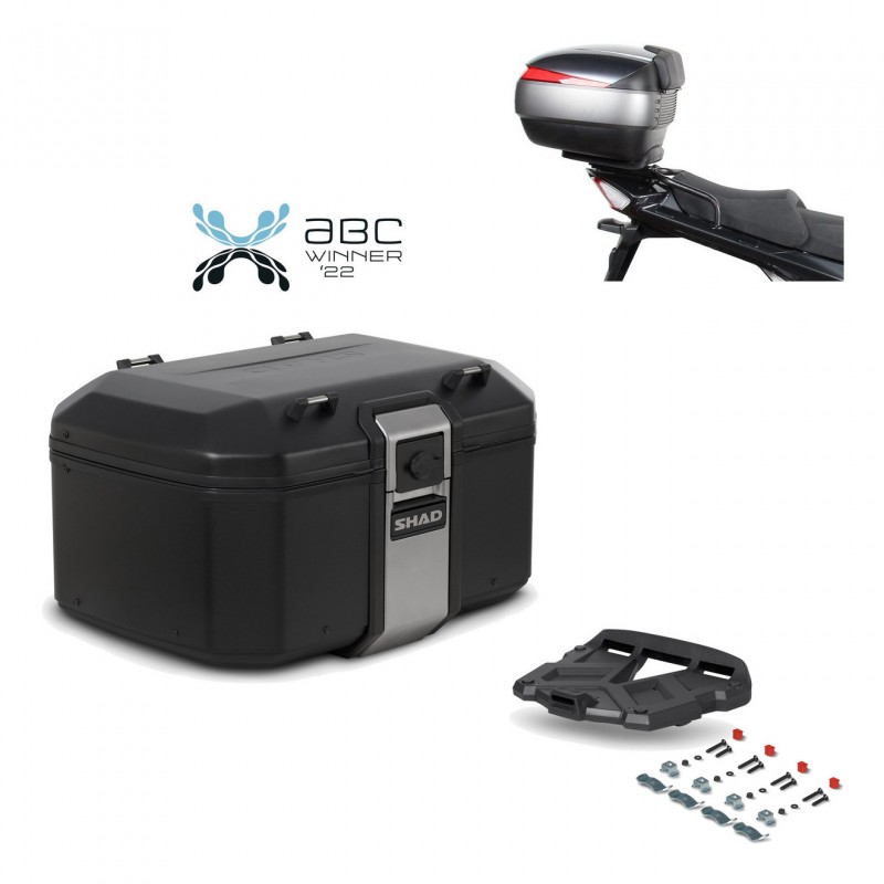 SHAD Rear trunk + grill mounting bracket TR55 TERRA BLACK EDITION KIT-455113