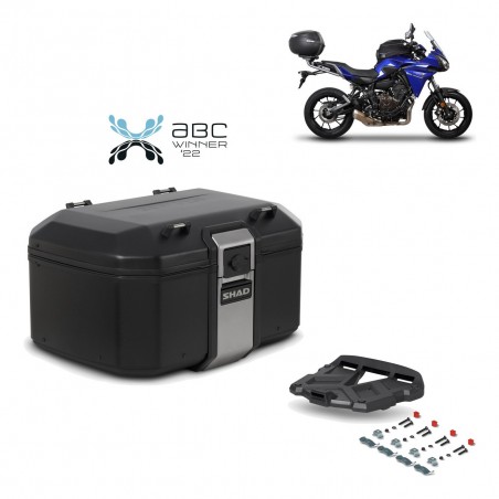 SHAD Baul trasero + parrilla soporte montaje TR55 TERRA BLACK EDITION KIT-455119