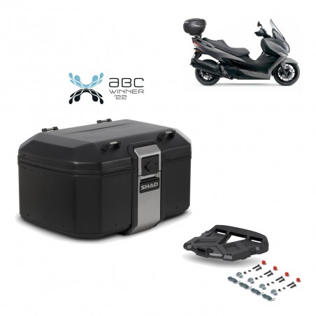 SHAD Rear trunk + grill mounting bracket TR55 TERRA BLACK EDITION KIT-455139