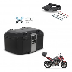 SHAD Rear trunk + mounting bracket grill TR55 TERRA BLACK EDITION KIT-455263