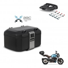 SHAD Baul trasero + soporte montaje parrilla TR55 TERRA BLACK EDITION KIT-455315