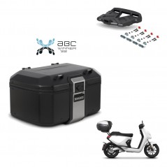 SHAD Baul trasero + soporte montaje parrilla TR55 TERRA BLACK EDITION KIT-455339