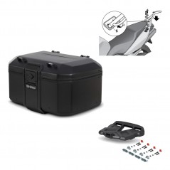SHAD Rear trunk + grill mounting bracket TR55 TERRA PURE BLACK KIT-455391