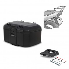 SHAD Baul trasero + parrilla soporte montaje TR55 TERRA PURE BLACK KIT-455419