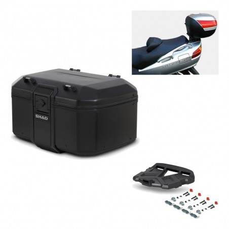 SHAD Baul trasero + parrilla soporte montaje TR55 TERRA PURE BLACK KIT-455433