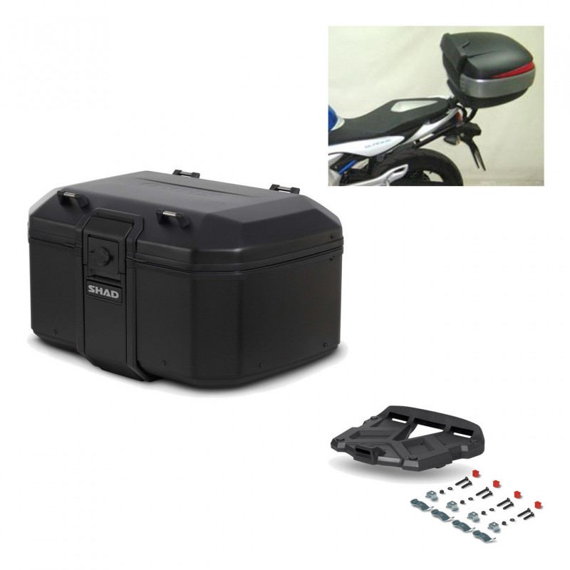 SHAD Rear trunk + grill mounting bracket TR55 TERRA PURE BLACK KIT-455439