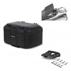 SHAD Rear trunk + grill mounting bracket TR55 TERRA PURE BLACK KIT-455449