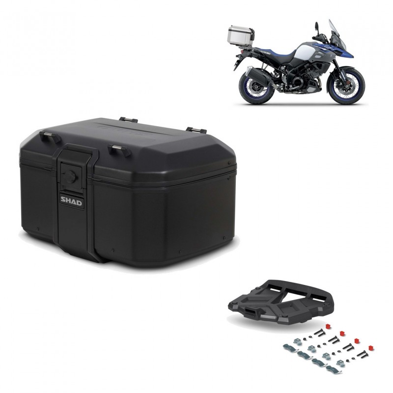 SHAD Rear trunk + grill mounting bracket TR55 TERRA PURE BLACK KIT-455451