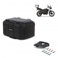SHAD Baul trasero + parrilla soporte montaje TR55 TERRA PURE BLACK KIT-455455