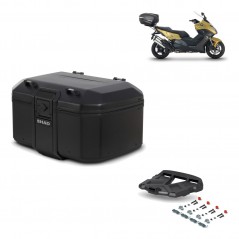 SHAD Baul trasero + parrilla soporte montaje TR55 TERRA PURE BLACK KIT-455457