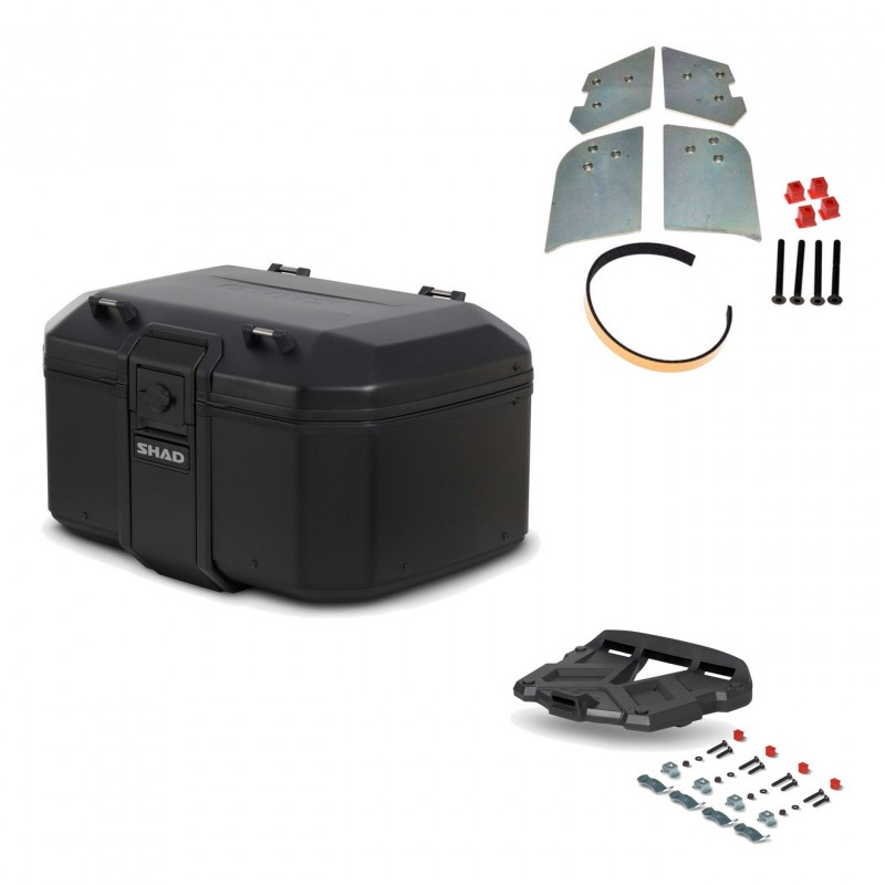 SHAD Rear trunk + grill mounting bracket TR55 TERRA PURE BLACK KIT-455469