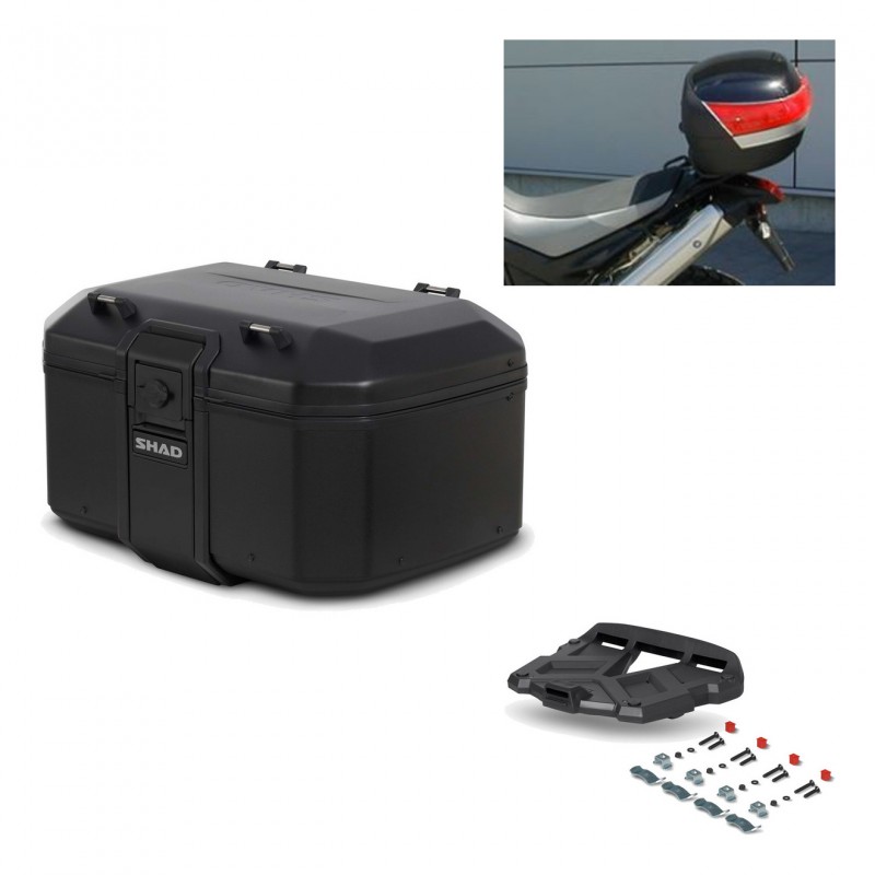 SHAD Rear trunk + grill mounting bracket TR55 TERRA PURE BLACK KIT-455501