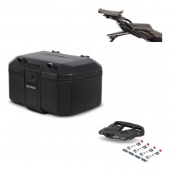 SHAD Baul trasero + parrilla soporte montaje TR55 TERRA PURE BLACK KIT-455507