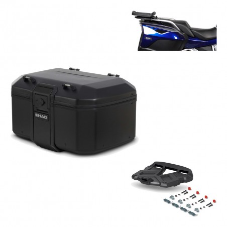 SHAD Baul trasero + parrilla soporte montaje TR55 TERRA PURE BLACK KIT-455509
