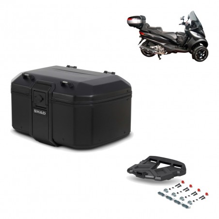 SHAD Baul trasero + parrilla soporte montaje TR55 TERRA PURE BLACK KIT-455525