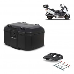 SHAD Baul trasero + parrilla soporte montaje TR55 TERRA PURE BLACK KIT-455543