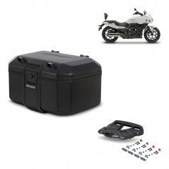 SHAD Baul trasero + parrilla soporte montaje TR55 TERRA PURE BLACK KIT-455559