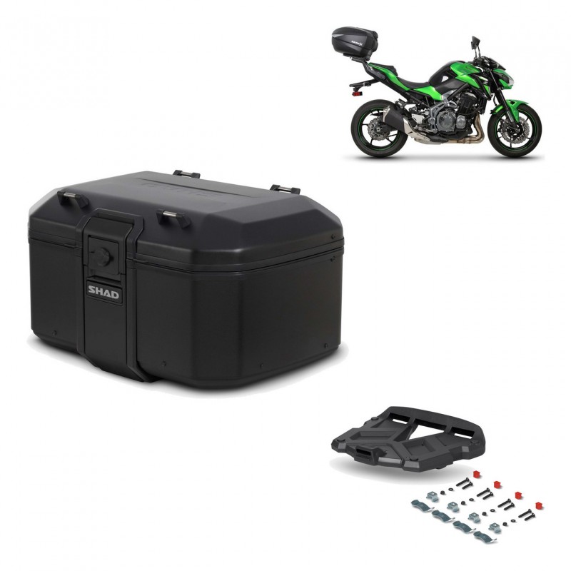 SHAD Rear trunk + grill mounting bracket TR55 TERRA PURE BLACK KIT-455571