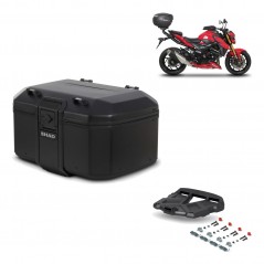 SHAD Baul trasero + parrilla soporte montaje TR55 TERRA PURE BLACK KIT-455575