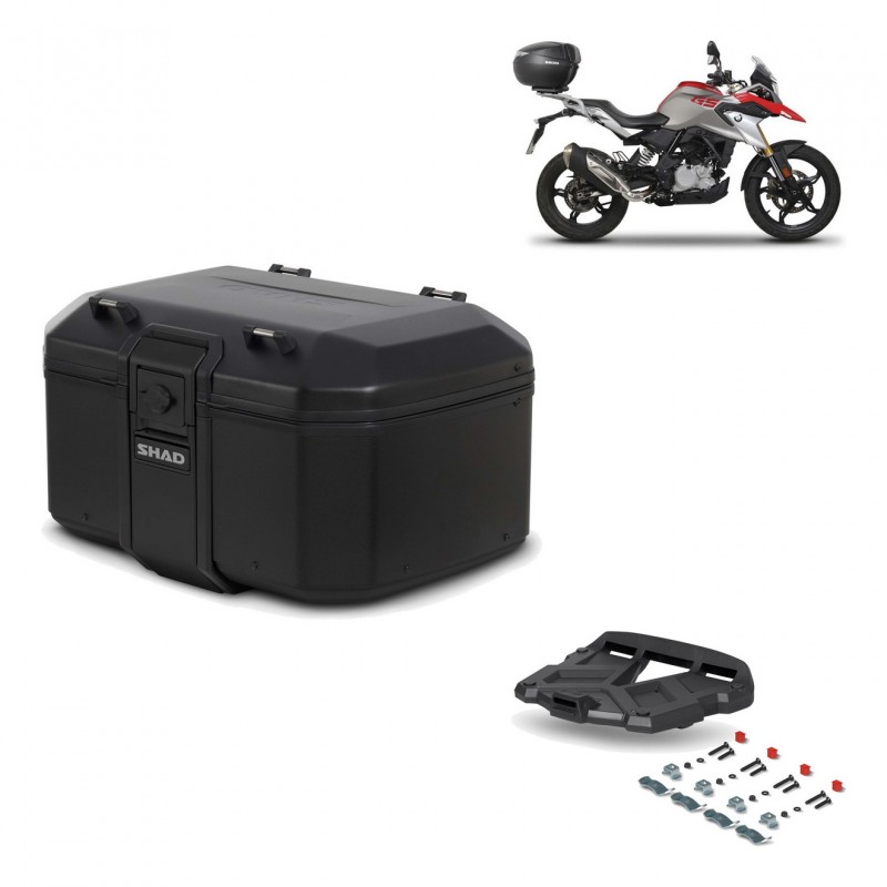 SHAD Rear trunk + grill mounting bracket TR55 TERRA PURE BLACK KIT-455587