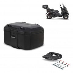 SHAD Baul trasero + parrilla soporte montaje TR55 TERRA PURE BLACK KIT-455601