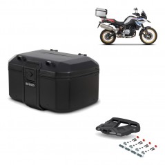 SHAD Baul trasero + parrilla soporte montaje TR55 TERRA PURE BLACK KIT-455603