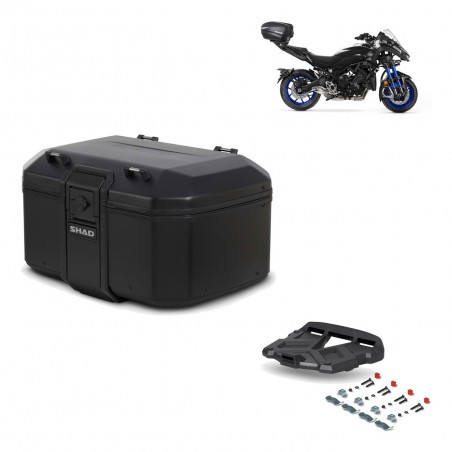 SHAD Baul trasero + parrilla soporte montaje TR55 TERRA PURE BLACK KIT-455619