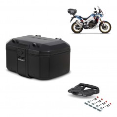 SHAD Baul trasero + parrilla soporte montaje TR55 TERRA PURE BLACK KIT-455633