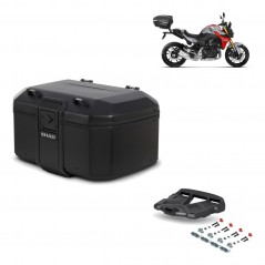 SHAD Baul trasero + parrilla soporte montaje TR55 TERRA PURE BLACK KIT-455645