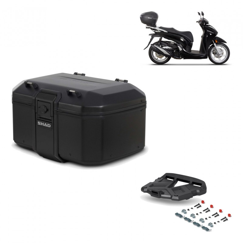 SHAD Rear trunk + grill mounting bracket TR55 TERRA PURE BLACK KIT-455653