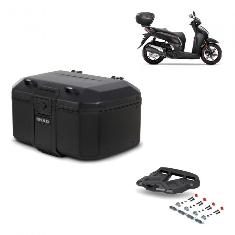 SHAD Rear trunk + grill mounting bracket TR55 TERRA PURE BLACK KIT-455655