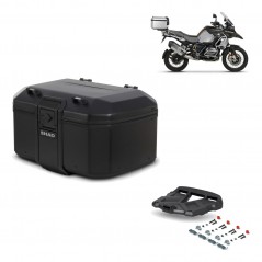 SHAD Baul trasero + parrilla soporte montaje TR55 TERRA PURE BLACK KIT-455671