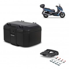 SHAD Rear trunk + grill mounting bracket TR55 TERRA PURE BLACK KIT-455683