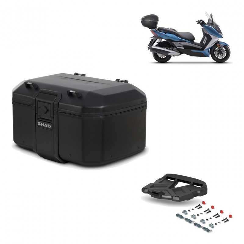 SHAD Rear trunk + grill mounting bracket TR55 TERRA PURE BLACK KIT-455683