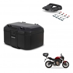 SHAD Baul trasero + soporte montaje parrilla TR55 TERRA PURE BLACK KIT-455687