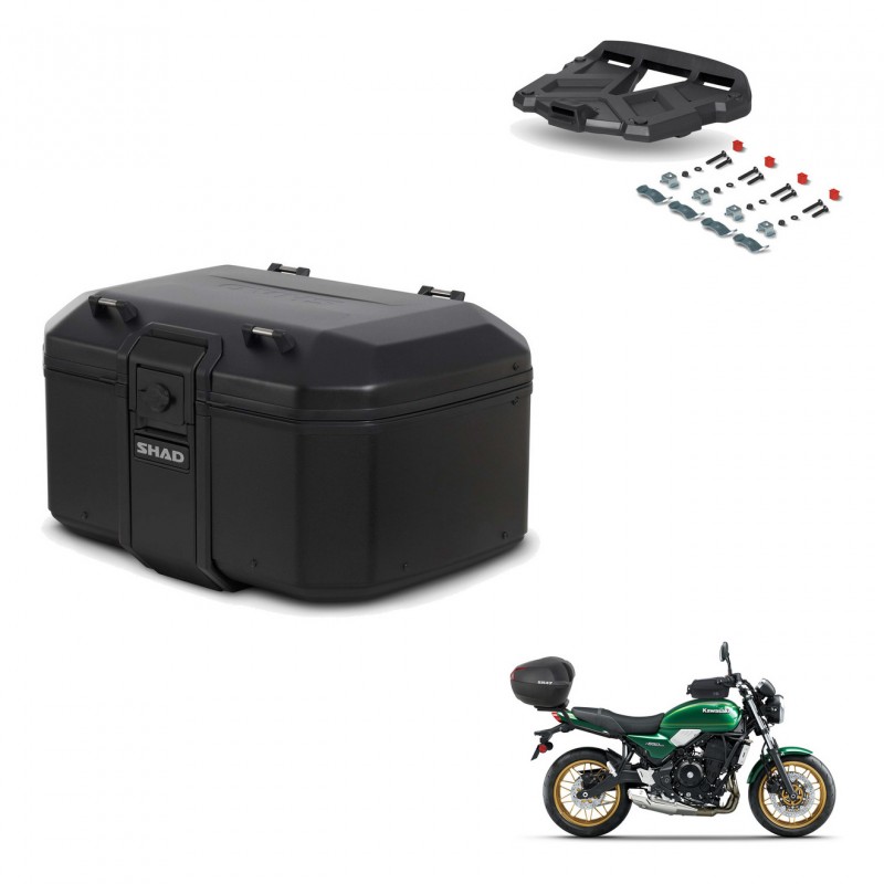 SHAD Baul trasero + soporte montaje parrilla TR55 TERRA PURE BLACK KIT-455713