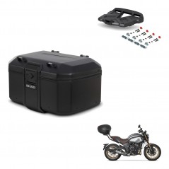 SHAD Baul trasero + soporte montaje parrilla TR55 TERRA PURE BLACK KIT-455735