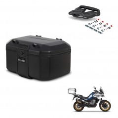 SHAD Baul trasero + soporte montaje parrilla TR55 TERRA PURE BLACK KIT-455737