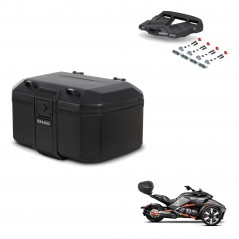 SHAD Rear trunk + mounting bracket grill TR55 TERRA PURE BLACK KIT-455739