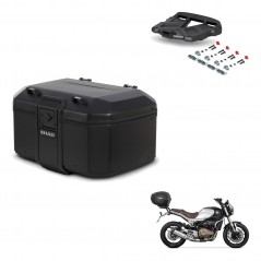 SHAD Baul trasero + soporte montaje parrilla TR55 TERRA PURE BLACK KIT-455745