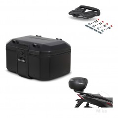 SHAD Baul trasero + soporte montaje parrilla TR55 TERRA PURE BLACK KIT-455761