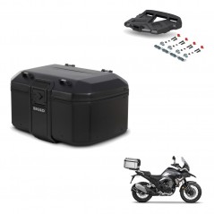 SHAD Baul trasero + soporte montaje parrilla TR55 TERRA PURE BLACK KIT-455771