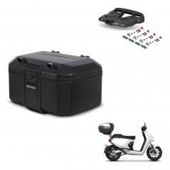 SHAD Baul trasero + soporte montaje parrilla TR55 TERRA PURE BLACK KIT-455773