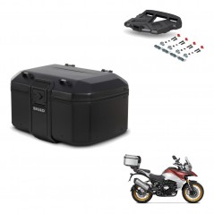 SHAD Baul trasero + soporte montaje parrilla TR55 TERRA PURE BLACK KIT-455775