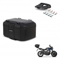 SHAD Baul trasero + soporte montaje parrilla TR55 TERRA PURE BLACK KIT-455781