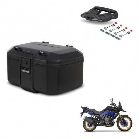 SHAD Baul trasero + soporte montaje parrilla TR55 TERRA PURE BLACK KIT-455783