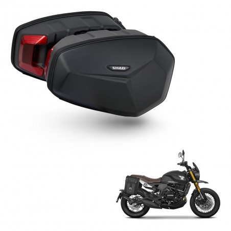 SHAD Maletas laterales + soporte montaje HARD SHELL E48SR KIT-458278